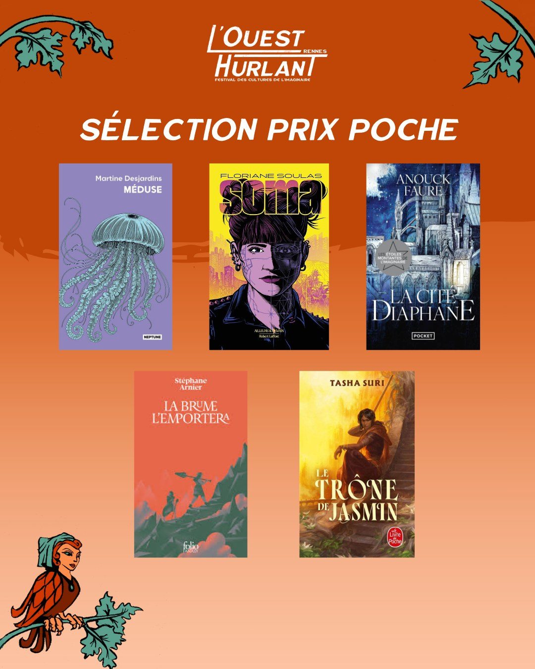 Les sélections pour le Prix Poche de l'Ouest Hurlant 2026 !